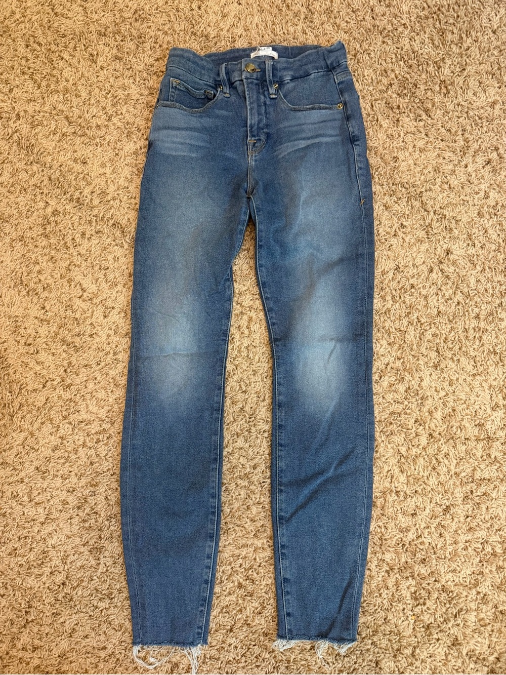 Good American Blue Skinny Fit Jeans